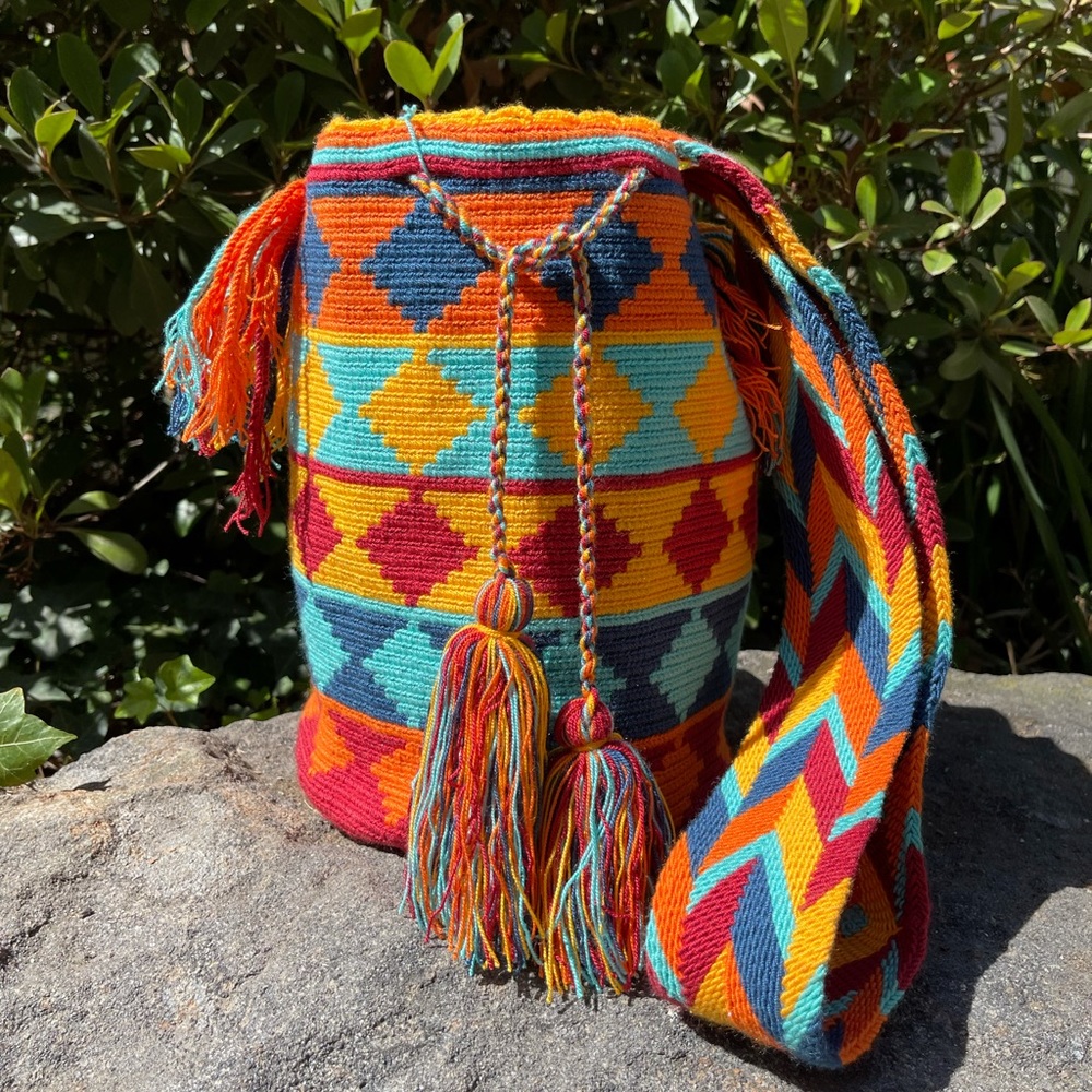 Wayuu Mochila Multicolor Bag NWT